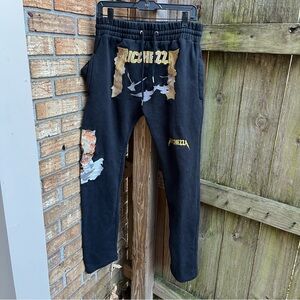 Ricchezza 'Only a Few of Us Are Chosen' Black Sweatpants